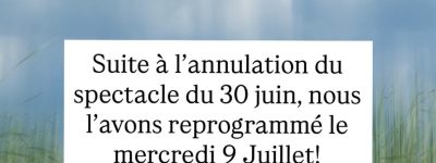 Reprogrammation du spectacle de l’école de danse