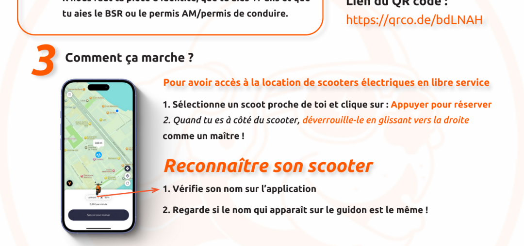 Les Scooters électriques E-DOG en libre-service arrivent sur Yvrac