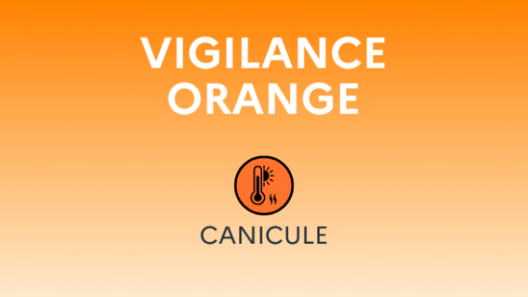 Alerte canicule : passage en vigilance ORANGE