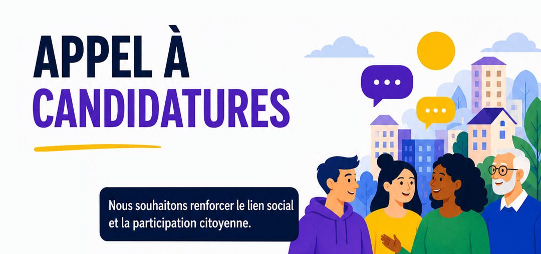 Appel à candidatures : participez à la vie citoyenne