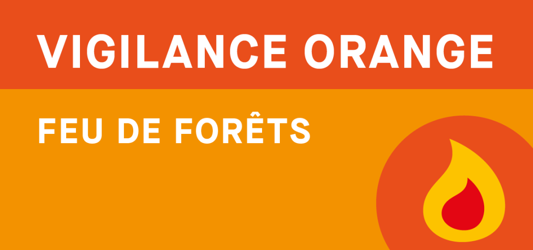 Vigilance orange pour le risque feu de forêt